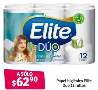 Soriana Híper Papel Higiénico Elite Dou 12 Rollos oferta