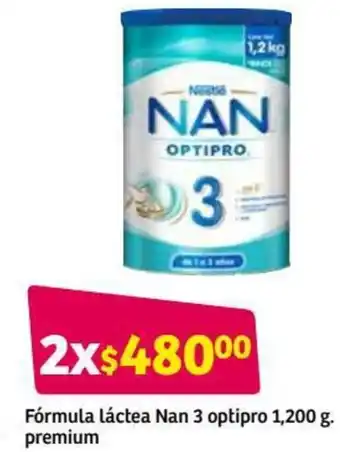 Fórmula Láctea Nan 3 Optipro 1,200g Premium