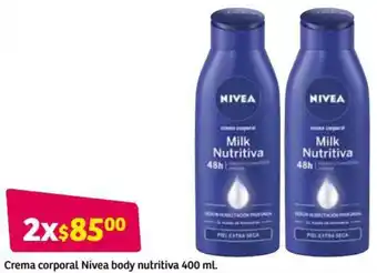 Crema Corporal Nivea Body Nutritiva 400ml