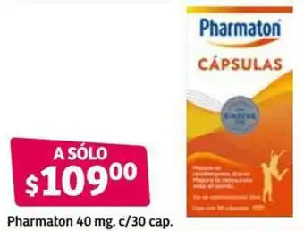 Pharmaton 40mg c/30 cap