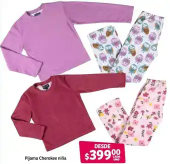 Soriana Híper Pijama Cherokee Niña oferta