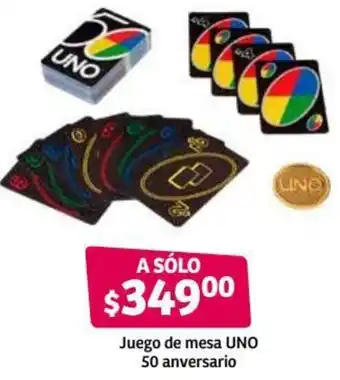 Soriana Híper Juego de Mesa UNO 50 Ansersario oferta