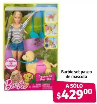 Barbie Set Paseo de Mascota