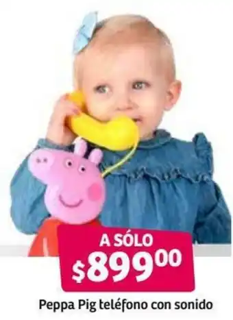 Peppa Pig Teléfono con Sonido