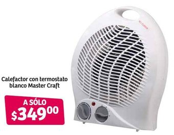 Soriana Híper Calefactor con Termostato Blanco Master Craft oferta