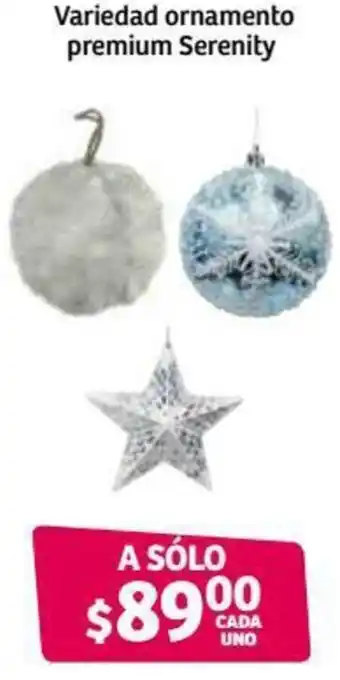Soriana Híper Variedad Ornamentos Premium Serenity oferta