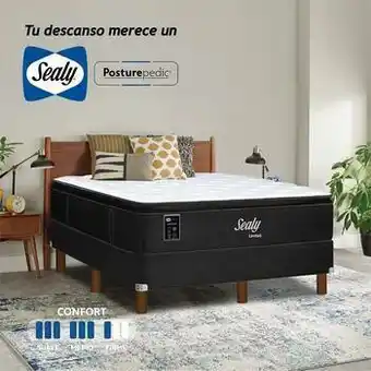 Costco Sealy, Limited, colchón y box, queen size oferta