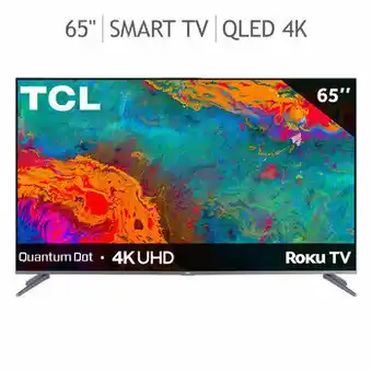 Costco Pantalla 65" TCL QLED 4K UHD Roku TV Modelo 65S647 oferta