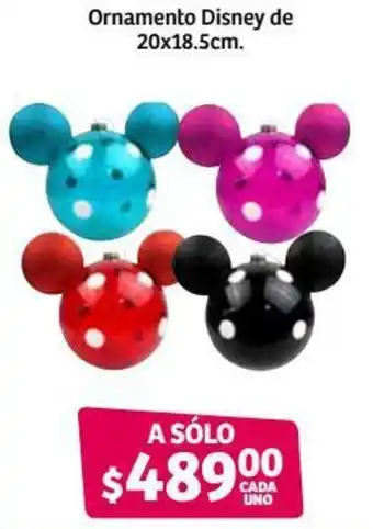 Soriana Híper Ornamento Disney 20x18.5cm oferta