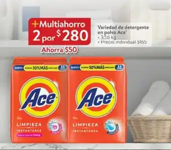 Walmart Variedad de detergente en polvo Ace oferta