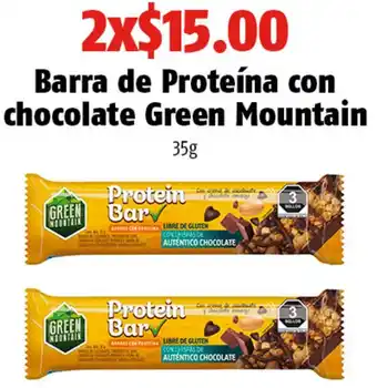 OXXO Barra de Proteína con Chocolate Green Mountain 35g oferta