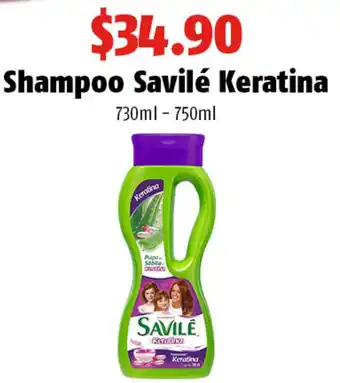 Shampoo Savilé Keratina 730ml-750ml
