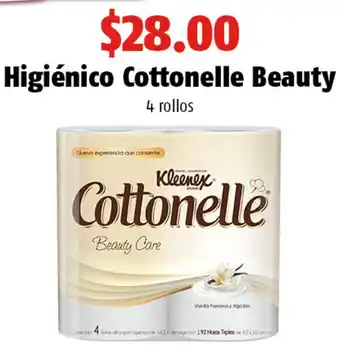 Higiénico Cottonelle Beauty 4 Rollos