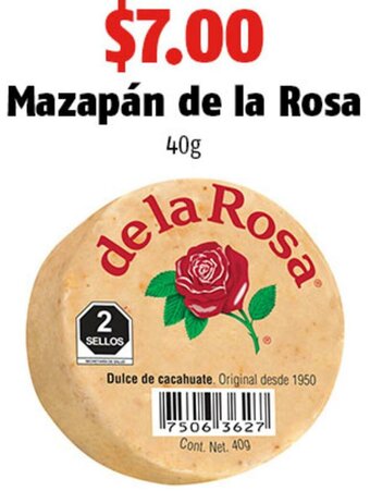 Mazapán de la Rosa 40g