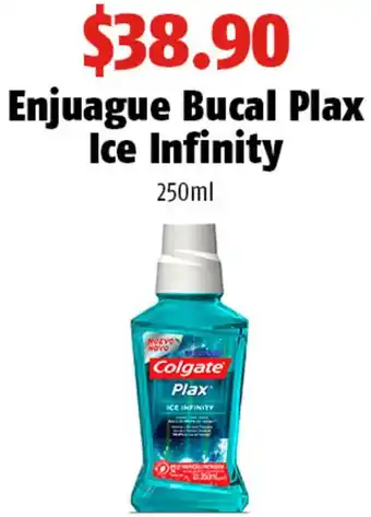 OXXO Enjuague Bucal Plax Ice Infinity 250ml oferta