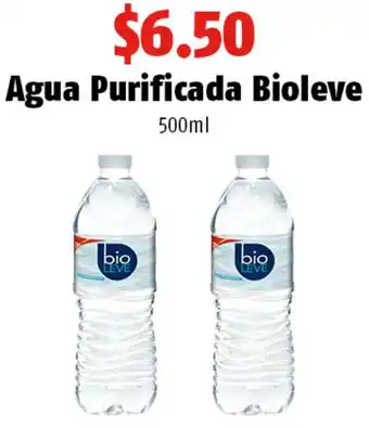 Agua Purificada Bioleve 500ml