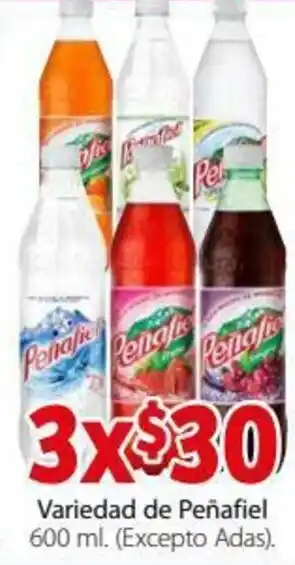 Soriana Híper Variedad de Peñafiel 600ml oferta
