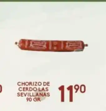 Alsuper Chorizo de cerdo las sevillanas 90gr oferta