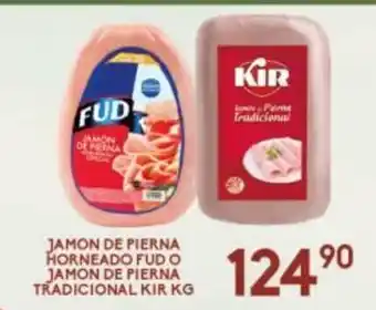 Alsuper Jamon de Pierna Horneado FUD o Jamon de Pierna Tradicional KIR kg oferta