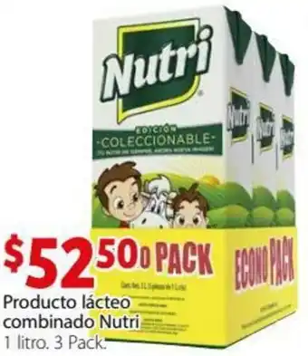Producto Lácteo Combinado Nutri 1Litro 3Pack