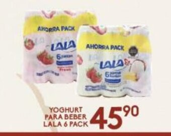 Alsuper Yoghurt para Beber Lala 6 Pack oferta