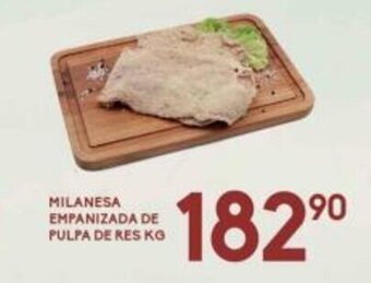 Alsuper Milanesa Empanizada de Pulpa de Res kg oferta