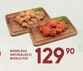 Alsuper Boneless Naturales o Bufalo kg oferta