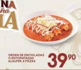 Alsuper Orden de Enchiladas O Entomatadas Alsuper 4 Piezas oferta