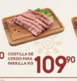 Alsuper Costilla de Cerdo para Parrilla kg oferta
