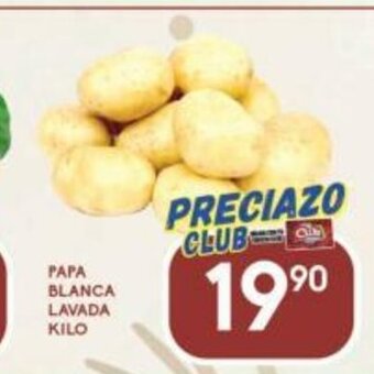 Alsuper Papa Blanca Lavada Kilo oferta