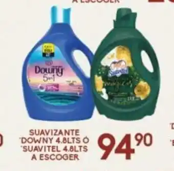 Alsuper Suavizante Downy 4.8lts o Suavitel 4.8lts A Escoger oferta