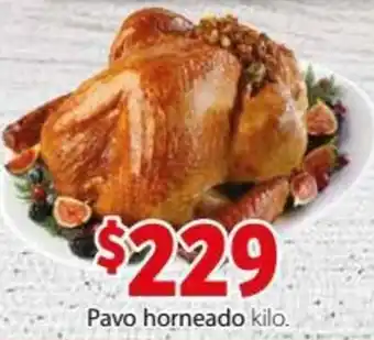 Soriana Híper Pavo Horneado Kilo oferta