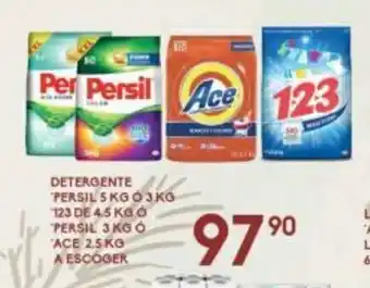 Detergente Persil 5kg o 3kg 123 de 4.5kg o Persil 3kg o Ace 2.5kg A Escoger