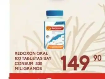 Alsuper Redoxon Oral 100 Tabletas Bay Consum 500 miligramos oferta