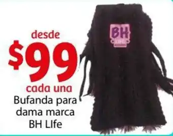 Soriana Híper Bufanda para Dama Marca BH Life oferta