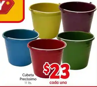 Soriana Híper Cubeta Precíssimo 11lts oferta