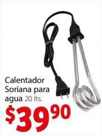 Soriana Híper Calentador Soriana para Agua 20lts oferta