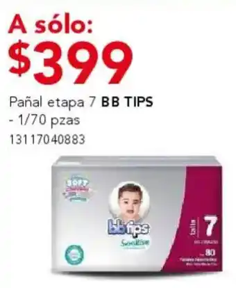 City Club Pañal etapa 7 BB TIPS oferta