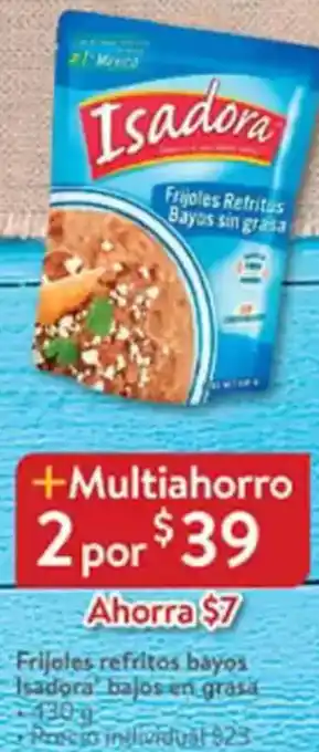 Walmart Frijoles refritos bayos Isadora bajos en grasa oferta