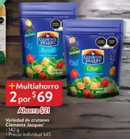 Walmart Clemente jacques variedad de crutones oferta