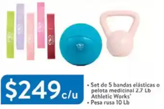 Walmart Set de 5 bandas elásticas o pelota medicina oferta