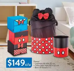 Walmart Disney Cajonera de tela oferta