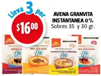 Farmacias Guadalajara Avena granvita instantanea 0% oferta