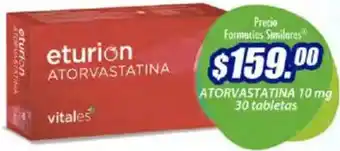 Farmacias Similares Eturion atorvastatina oferta