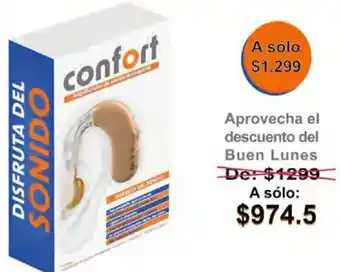 Farmacias Similares Confort descuento del sonido oferta