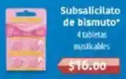 Farmacias Similares Subsalicilato de bismuto oferta