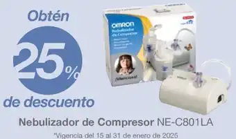 Soriana Híper Omron nebulizador de compresor ne-c801la oferta