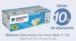 Soriana Híper Nebucor nebulizador de motor mod. p-103 oferta