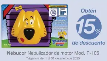 Soriana Híper Nebucor Nebulizador de motor oferta