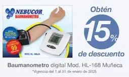 Soriana Híper Nebucor Baumanometro Digital oferta